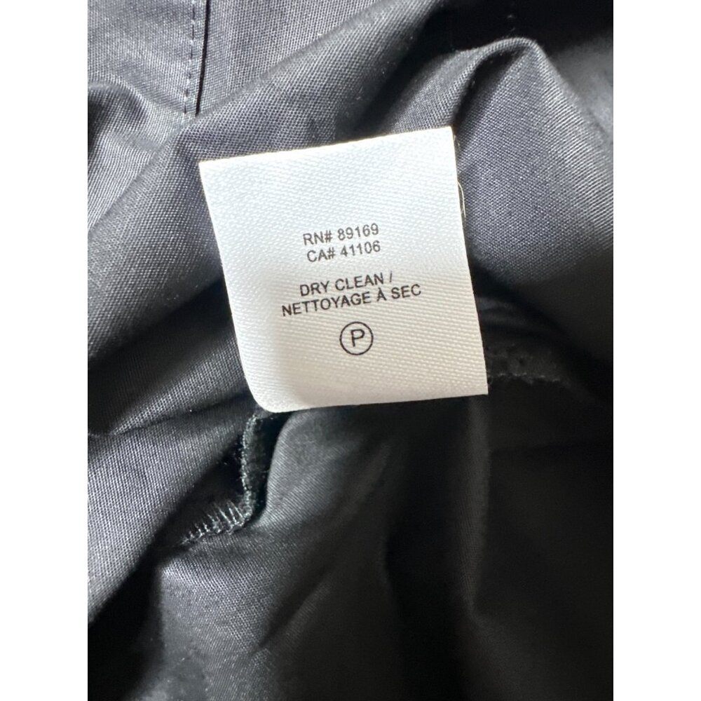 Derek Lam 10 Crosby Black Ruched Button Down Sleeveless Shirt Dress Size 2 - Picture 6 of 9